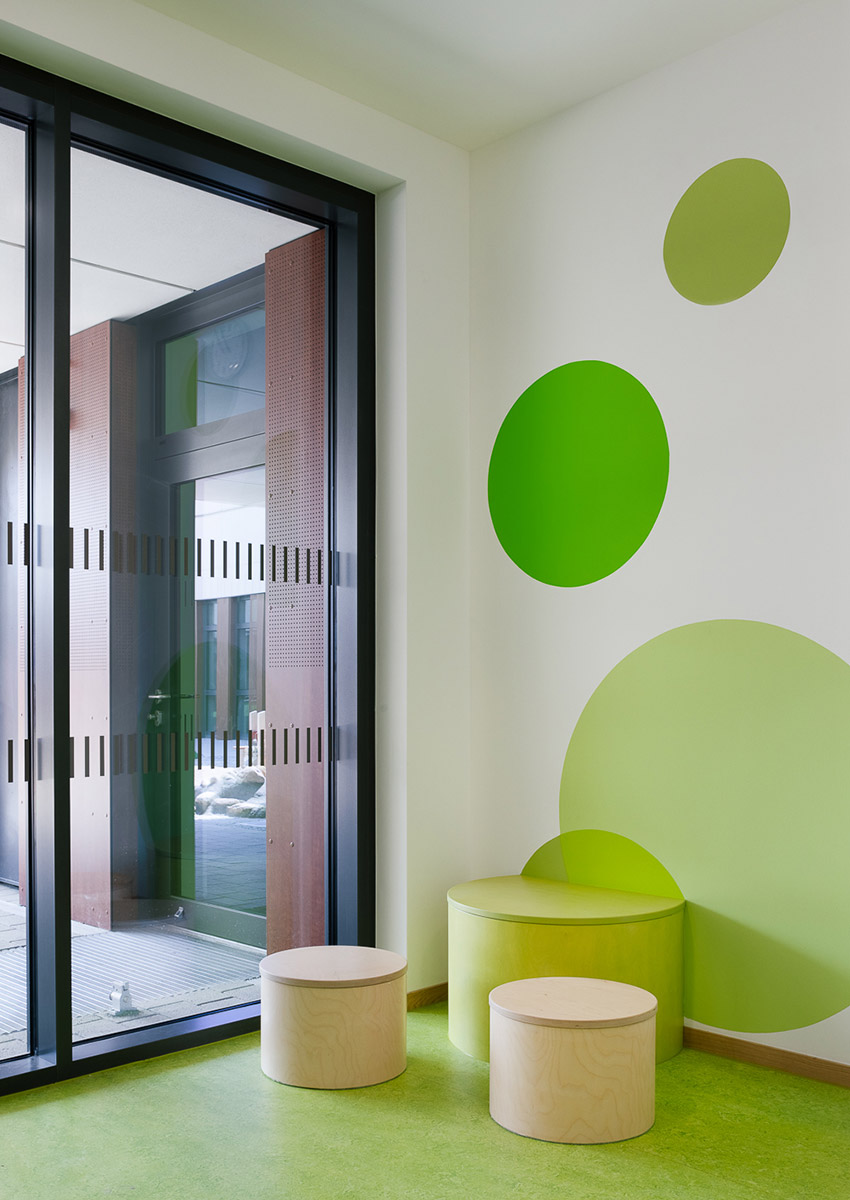 baukind – Research and Teaching Kindergarten Leipzig – Sitting corner