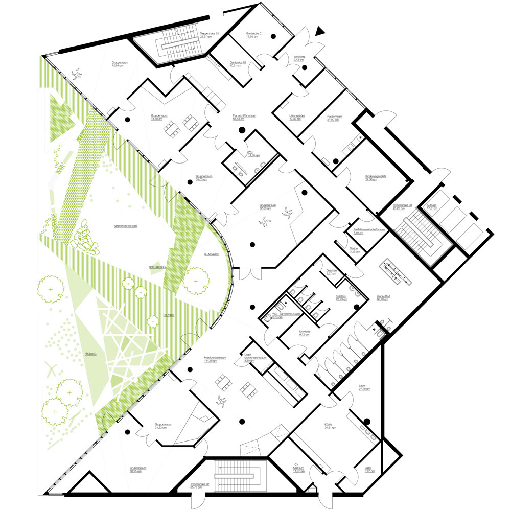 baukind – Company Kindergarten Berlin – Floorplan