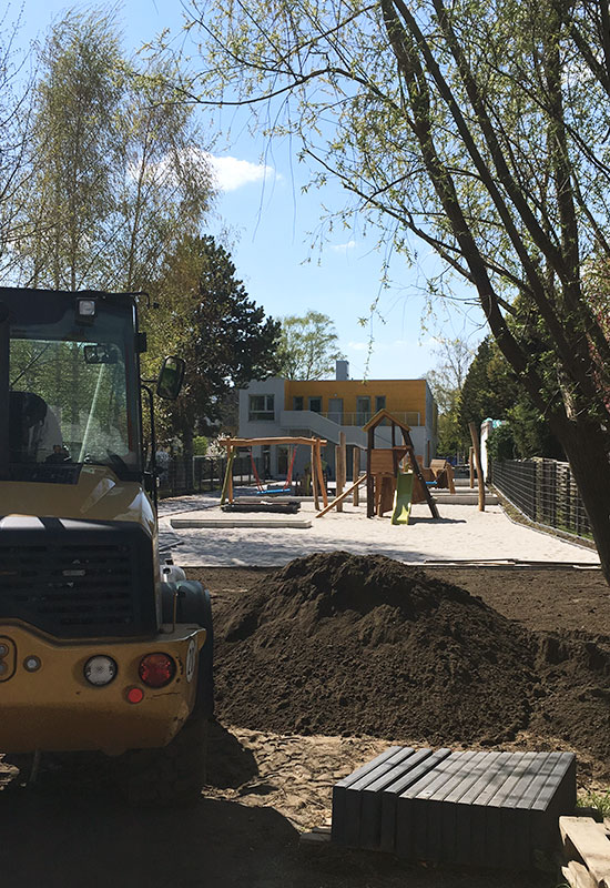 baukind Kita KiKu Kinderland Aussenraum