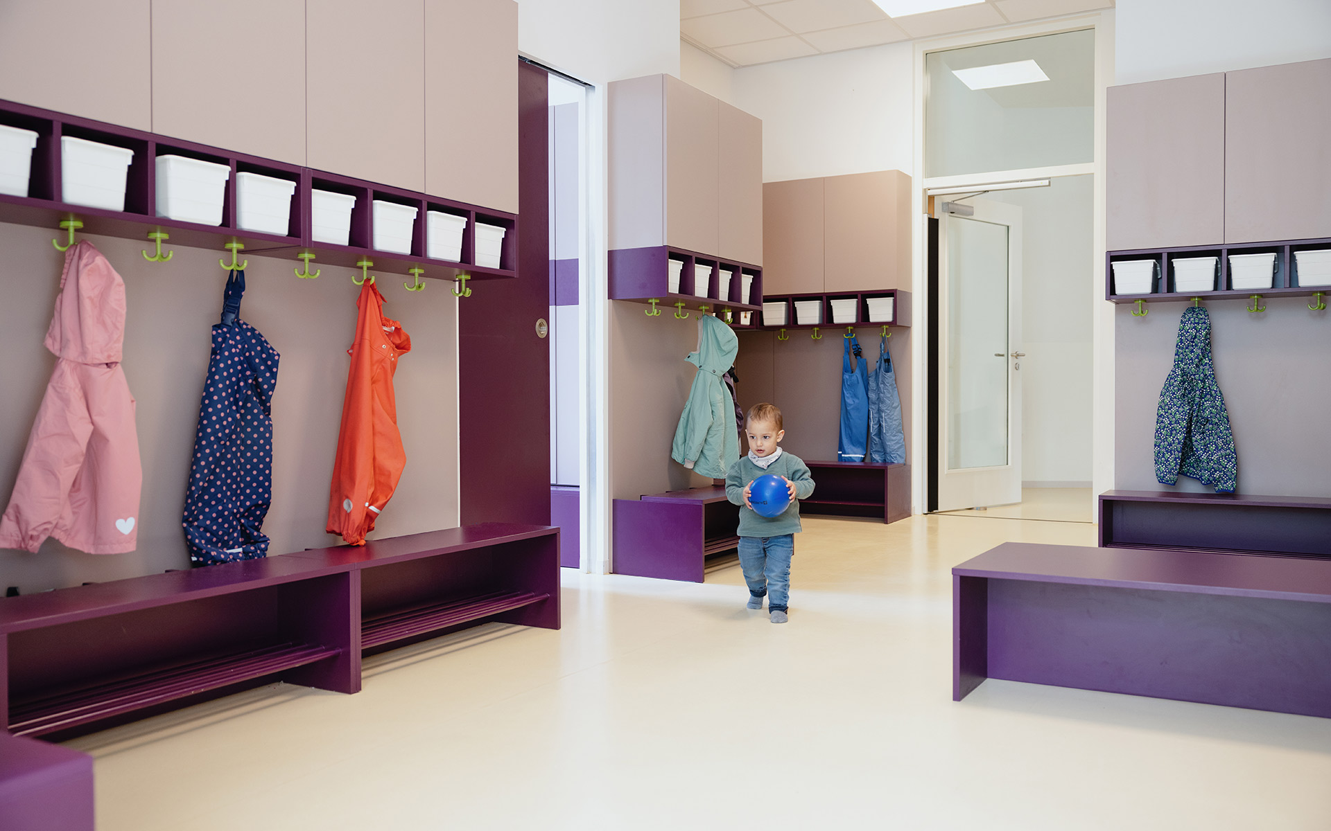 baukind | Kita hisa Malteser Berlin – Garderobe baukind | Daycare Centre hisa Malteser Berlin – Wardrobe