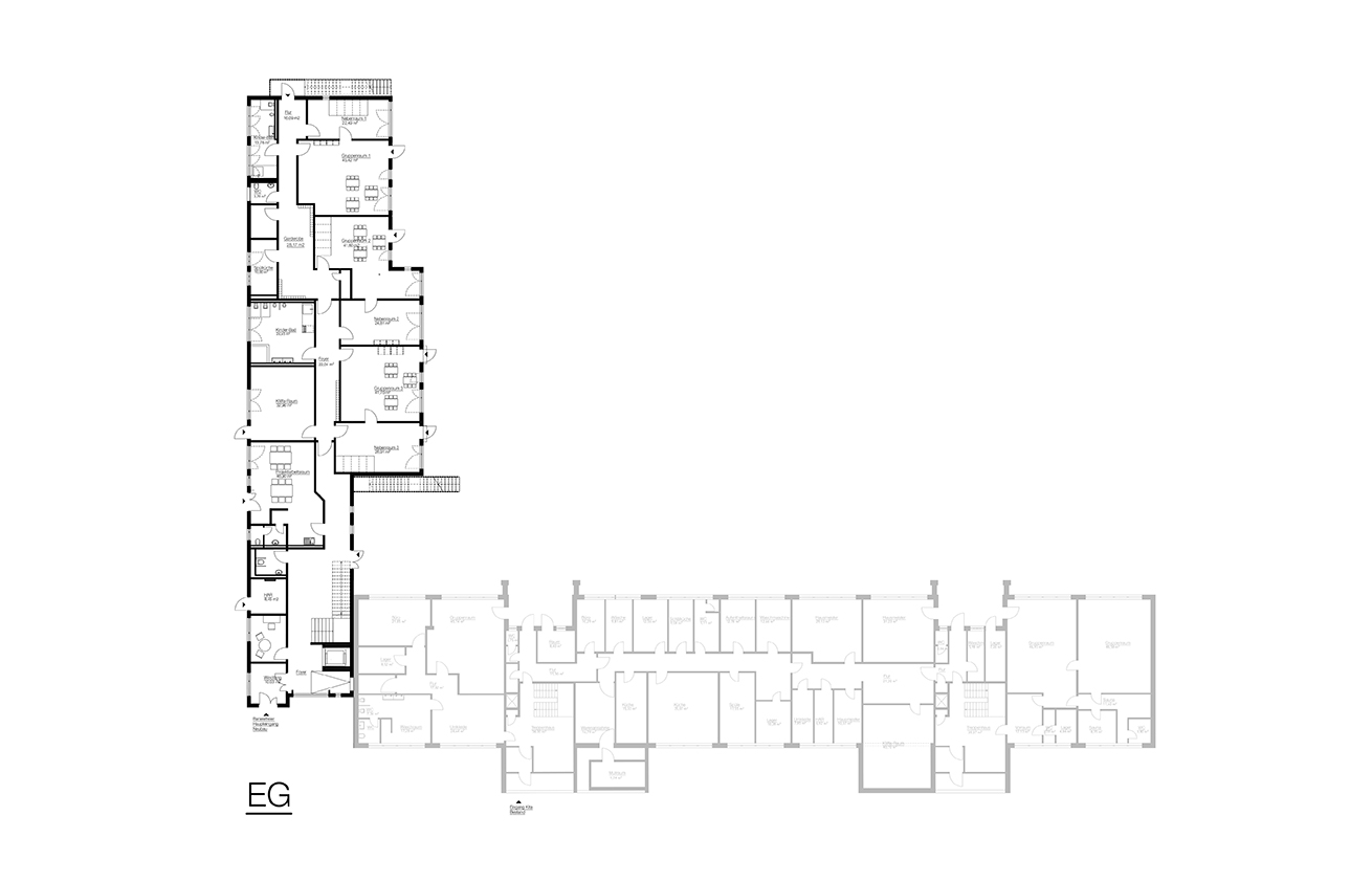 Kita Tausendfüßler Berlin – Grundriss EG